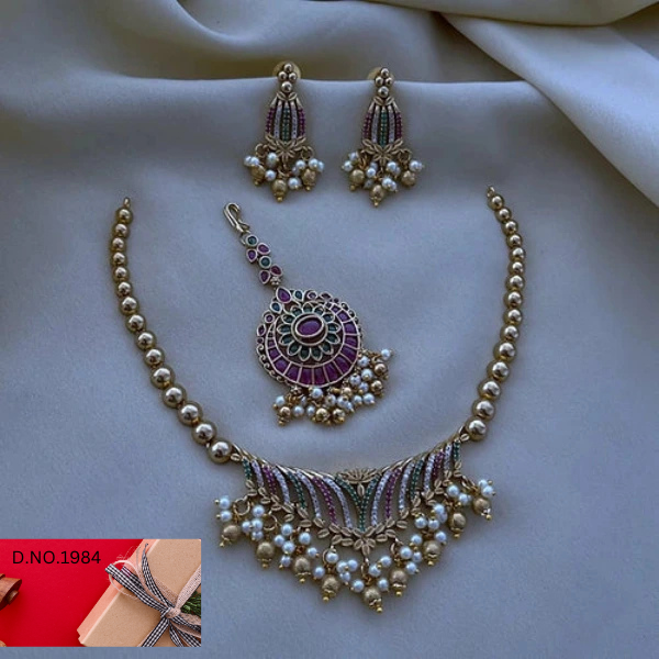 Antique Polished Combo Necklace Set