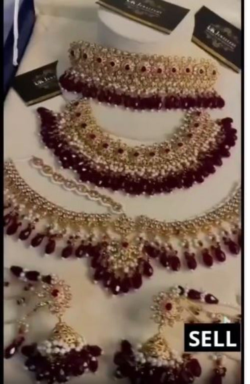 New Design Full Combo Jewellery Necklace Set For Women