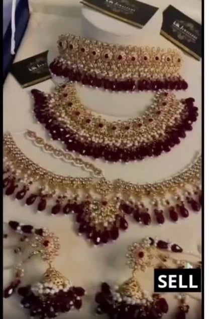 New Design Full Combo Jewellery Necklace Set For Women