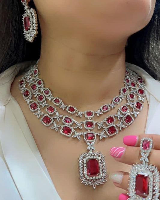 Jelset Aalija Exquisite Fancy Necklace Set