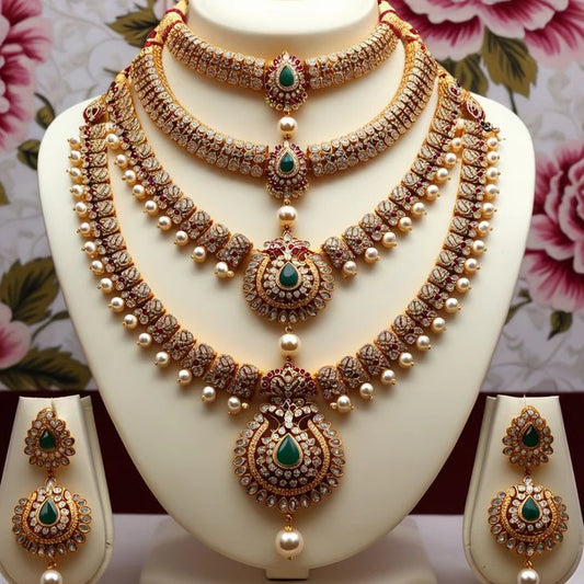Jelset Combo Offer Diamond Necklace