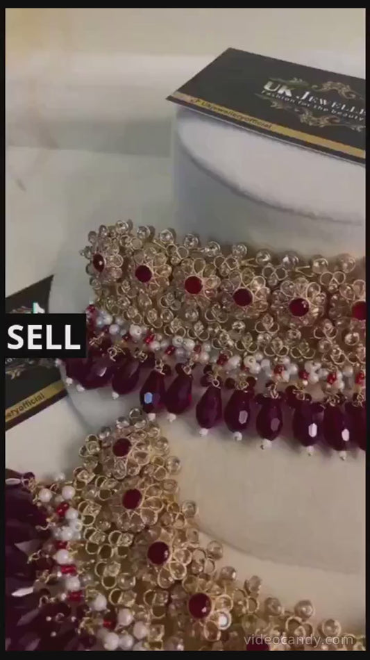 New Design Full Combo Jewellery Necklace Set For Women